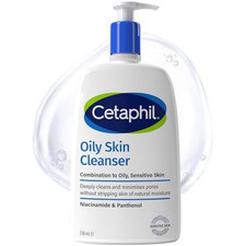 Cetaphil Oily Skin Cleanser, Face Wash, 236ml, For Combination to Oily Sensitive