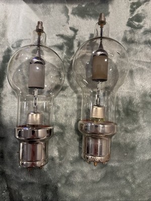 Pair Of Eimac 250R High-Vacuum Diode Rectifier Tube