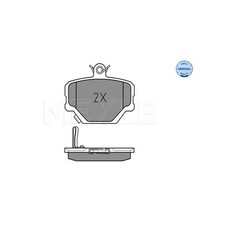 Plaquette de frein Smart ROADSTER-COUPE