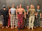 GI Joe 12" Hasbro 10 Action Figures, ARAH Lot, incl talking Duke/Vintage 90s Lot