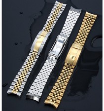 Cinturini orologio acciaio inox massiccio fascia alta uomo cinturino metallo arco 20 mm per Rolex 
