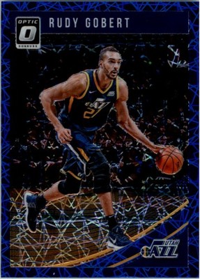 2018-19 Donruss Optic Blue Velocity #93 Rudy Gobert - BSK