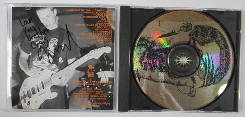 SIGNED by 2 +VIP Pass "I Love the Way They Scream When They Die" BRUTAL JUICE CD - Picture 2 of 3