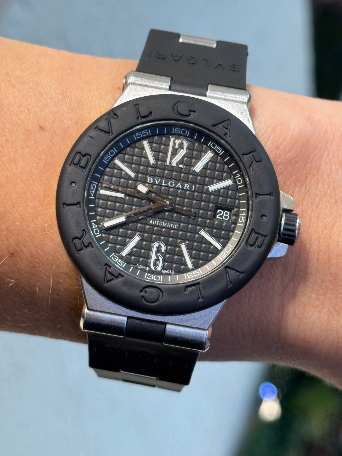 Bvlgari Diagono Automatic GD 40 SV Automatic Mens 40mm Swiss Made