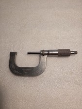 Vintage Starrett No. 2 Micrometer Made in USA 1”-2” Works As It Should.
