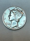 1941 P MERCURY DIME 90% SILVER Very Good