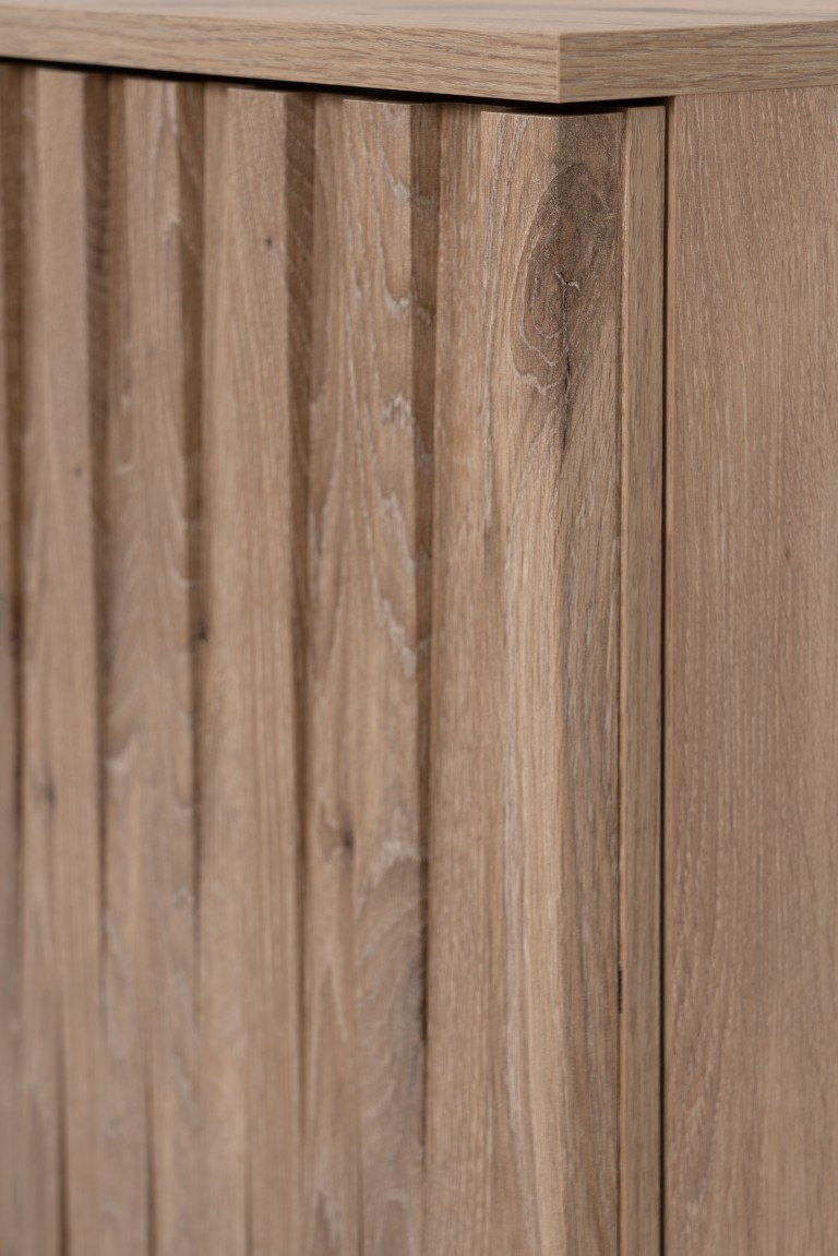 Sideboard Holz 175 cm Eiche Schwedeneiche Dekor Wohnzimmerschrank Kommode