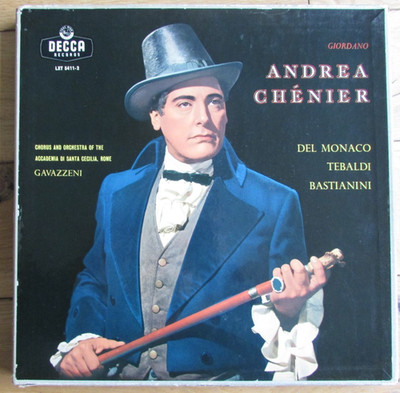 Giordano, Andrea Chenier / Del Monaco / Tebaldi - 2LP Vinyl Box Set - LXT 5411-2