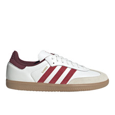 Tenis informales Adidas Samba Og con cordones blancos para hombre JI3201