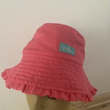 UV Skinz Girls Reversible Bucket Hat Size 6 UPF 50 Pink Sun Hat