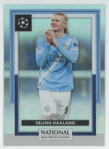 2026 Topps Chrome The National Refractor Erling Haaland UEFA #SC-10 A6