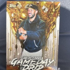 Topps Carlos Correa Gameday Drip GD-20 Houston Astros 2024 Insert Baseball Card