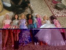 Vintage Barbies Lot Of 7