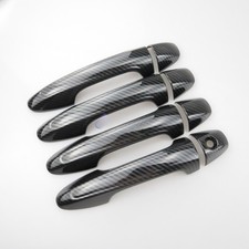 For Toyota Rav4 2013-2018 Carbon Fiber Abs Exterior Side Door Handle Cover Trim
