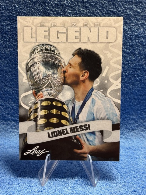 Lionel Messi Argentina 2024 Leaf "special Release" Prized Legend Soccer Card