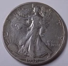 1938-D 50c Walking Liberty Half Dollar VF details