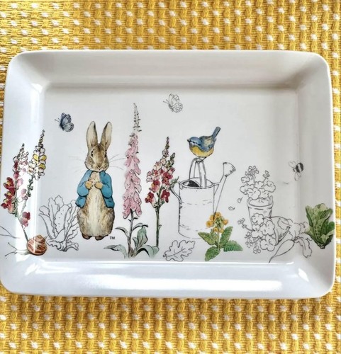 Peter Rabbit Plastic Plate, UK souvenir, 22cm, cute dinnerware & decor ...