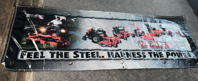 #ad #ad Gravely Lawn Equipment Garage Banner Shop Mancave Sign Huge $75.00