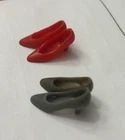 Vintage Barbie FRANCIE  Shoes 2 pairs, 1 red, 1 gray