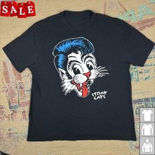 New Rare STRAY CATS 2019 40th ANNIVERSARY Gift For Fans Black S-5XL Tee JM526