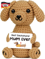 Handgemachter GlüCksbringer Dackel Motivationsgeschenk FüR Freunde & Familie