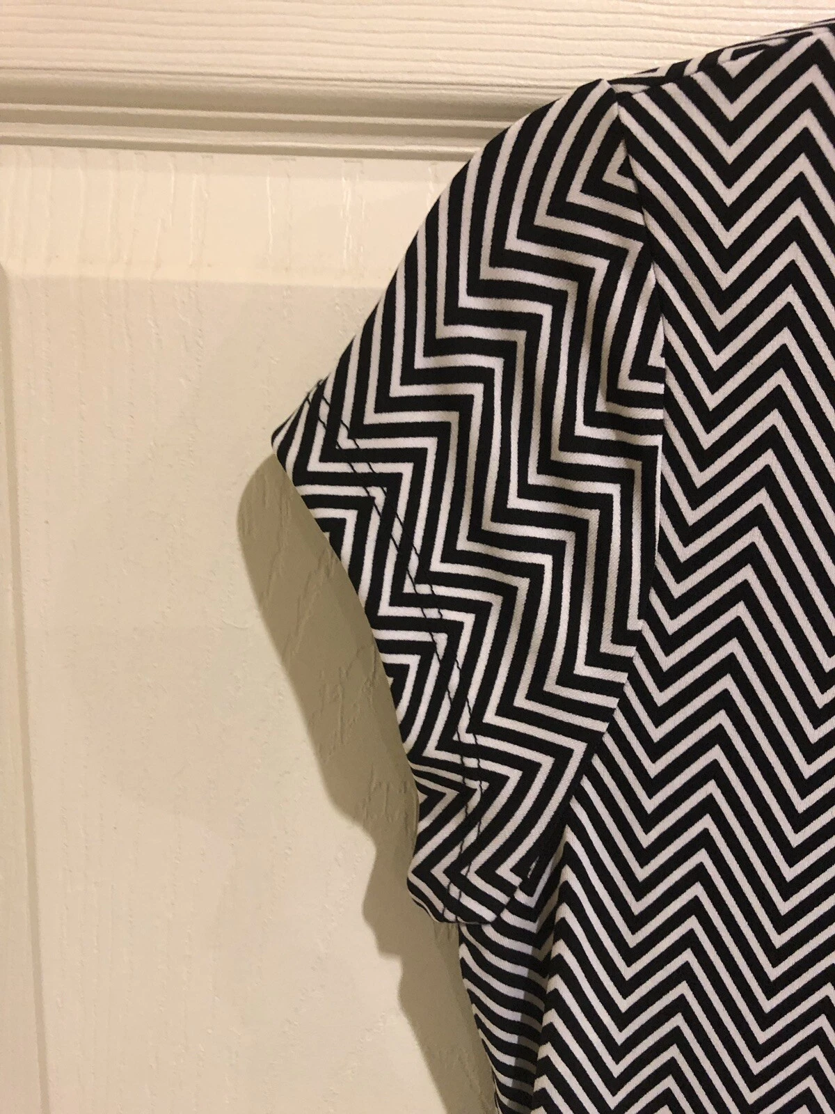 Abito donna Michael Michael Kors S S taglia S bianco e nero zip dietro