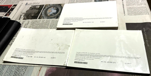 KIT Manuali dotazione Opel Insigna A con custodia eco-pelle nera - Foto 9 di 10