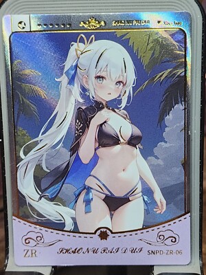 Girl Party 6 Card Goddess Story Anime Waifu ZR ZR-06 Azur Lane Genshin Impact