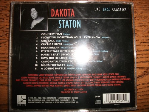 Dakota Staton - Herzlichen Glückwunsch an jemanden - 2002 LRC! - Bild 2 von 3