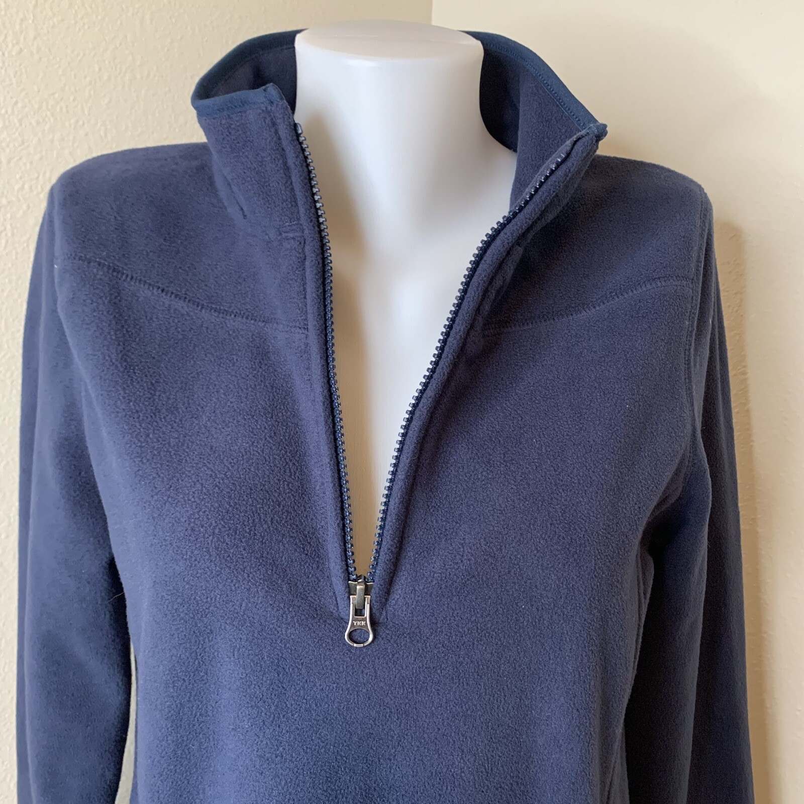 Fake Pendleton Pendleton Women’s Sz S Blue Fleece Polyester Pullover 1/2 1/4 Zip Fake ...