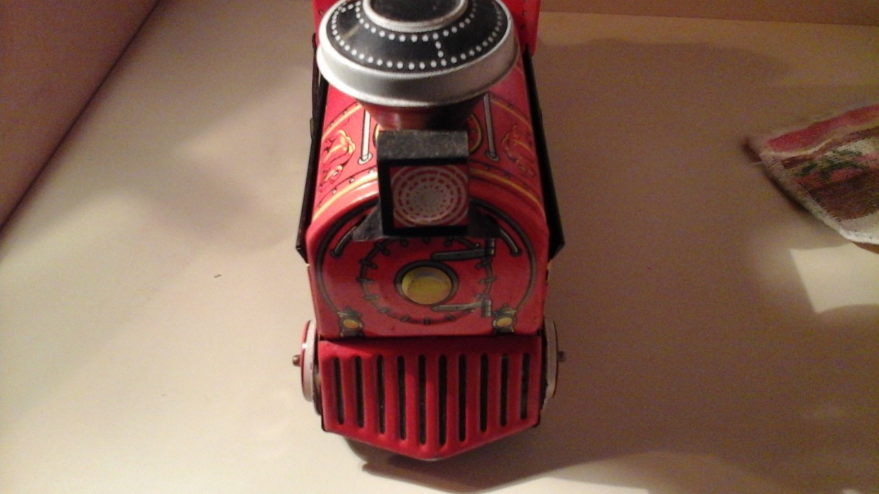 Rojo Tren de Juguete de de de estaño d265ed Rojo Tren de Juguete de de de estaño d265ed