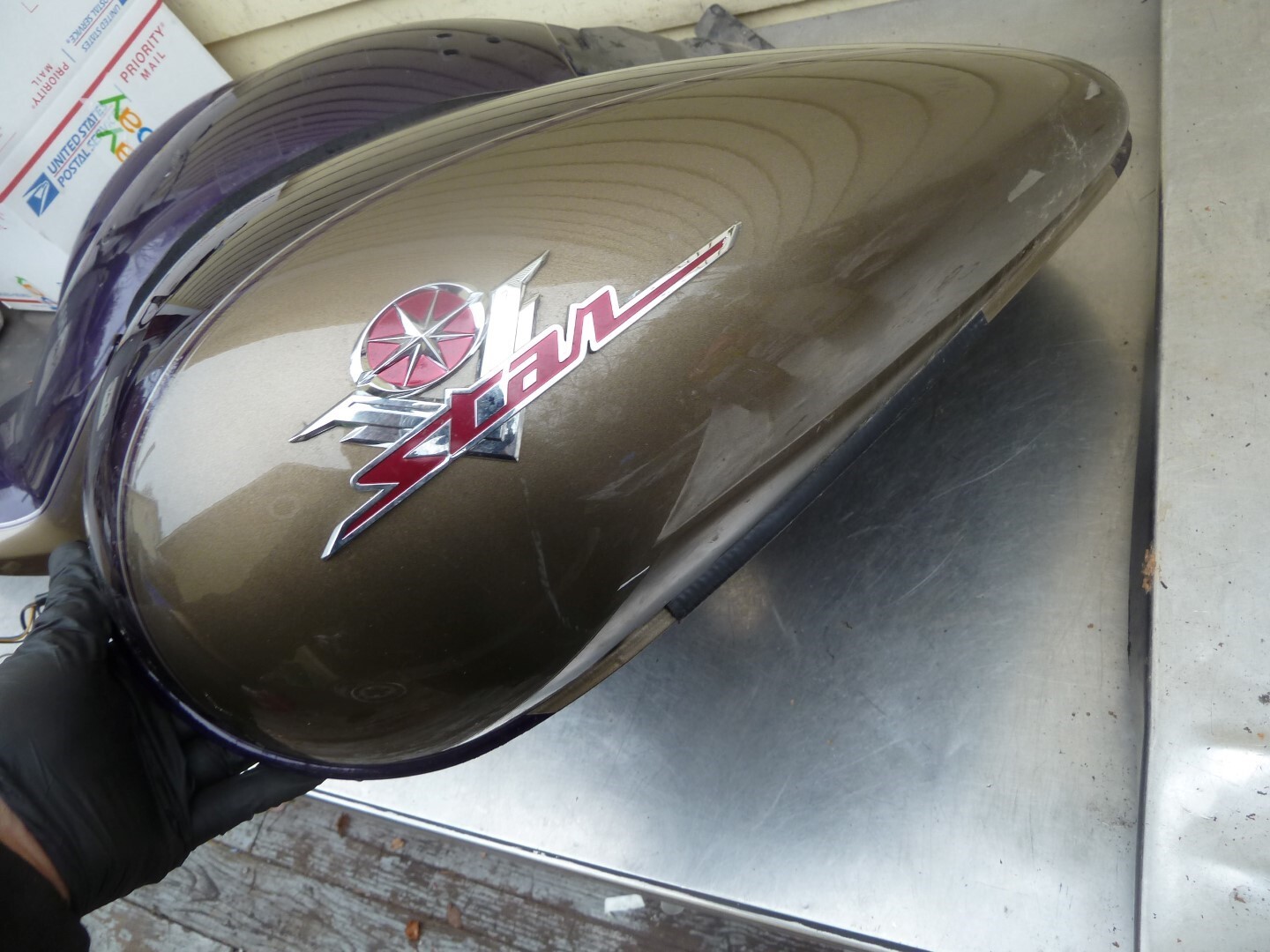 Body work gas tank fenders front VSTAR 1100 Custom XVS1100 Yamaha 01 01
