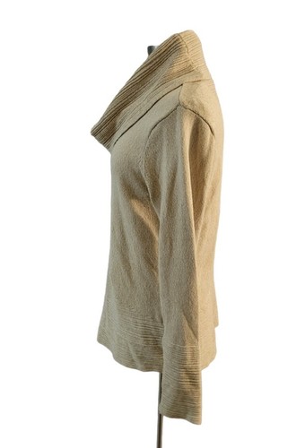 Calvin Klein Cowl Neck Sweater Beige Tan Womans Size Medium - Picture 5 of 7