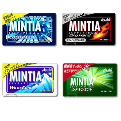 Japan Breath Mints: Asahi Mintia: Cold Smash Dry Hard WILD