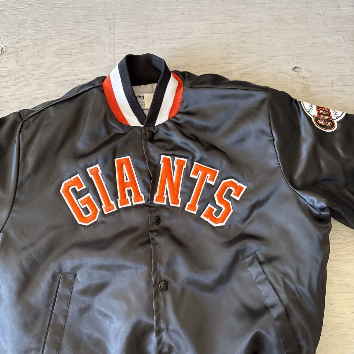 Vintage 80s MLB Swingster San Francisco SF Giants Satin Vintage 80s MLB Swingster San Francisco SF Giants Satin