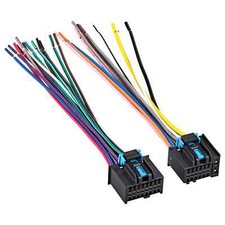 Factory Stock OE Radio Stereo Wire Harness Adapter Replace Compatible with GM...