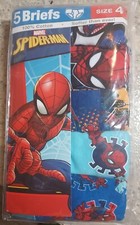 New Boys Briefs Spiderman Size 4