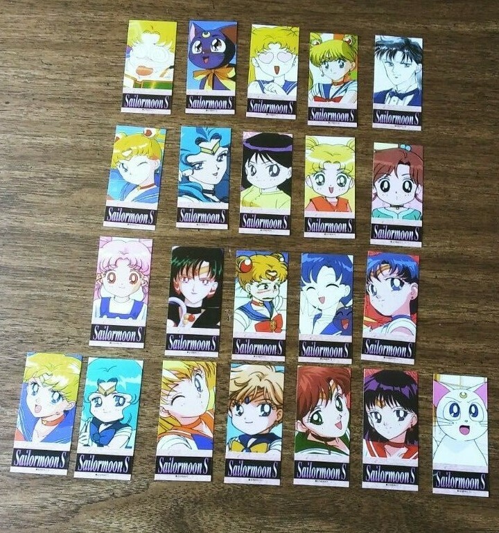 未開封 Pretty Soldier セーラームーン PRETTY SOLDIER SAILOR MOON S JAPANESE 22 TRADING CARD SET, 3 INCH