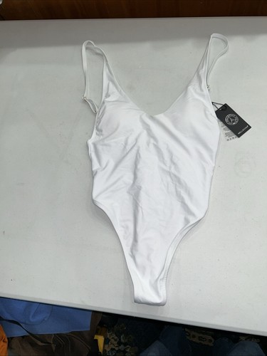 relleciga bikini Women’s Swimsuit M White Thong