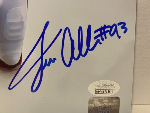 Jonathan Allen Signed Washington Redskins 8x10 Photo JSA - Picture 2 of 6