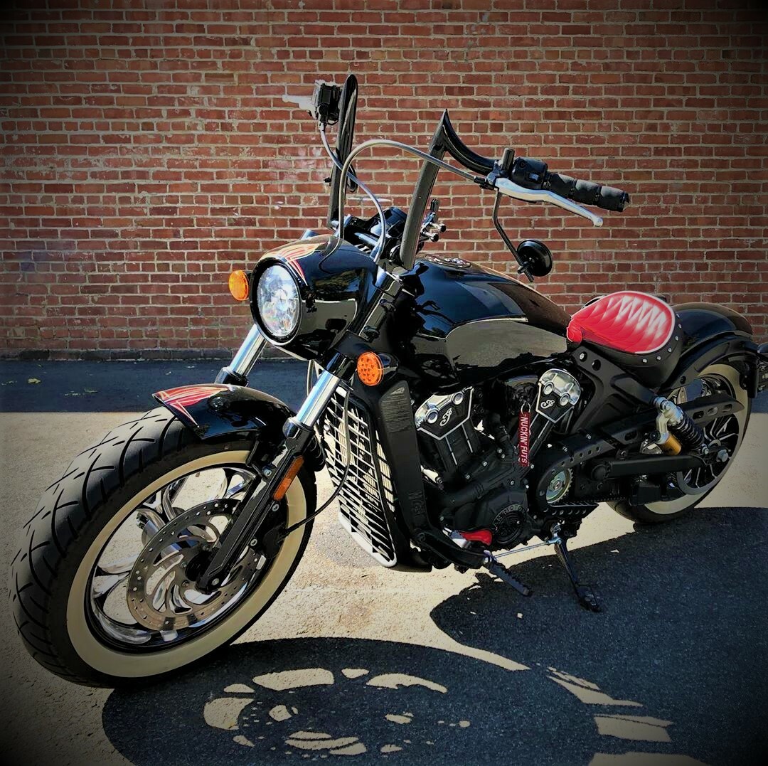 Mini Apes 12 MERCENARY CUSTOM APE HANGER HANDLEBARS FOR INDIAN