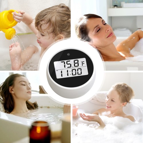 Ice Bath Thermometer With Timer, Alarm Clock Pool Floating Waterproof Thermomete - Imagen 11 de 14