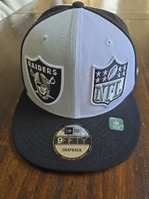 New era 9fifty Las Vegas Raiders Nation Dual Shields Team Hat cap Snapback Nwt