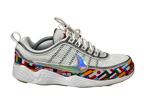 Nike Air Zoom Spiridon '16 NIC QS International Flag White AO5121-100 Men's 11