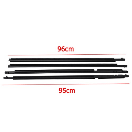 4PCS Weatherstrip Door Glass Molding Belt For Toyota Corolla Sedan 2007-2013 - Picture 7 of 8