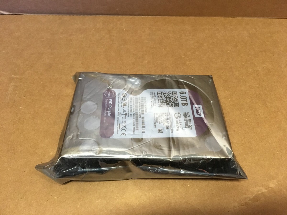 Western Digital WD60PURX-64T0ZY0 NOV 2015 WXA1D 6TB SATA 3.5 Western Digital WD60PURX-64T0ZY0 NOV 2015 WXA1D 6TB SATA 3.5