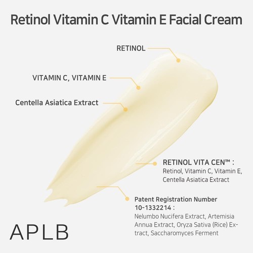 Retinol Vitamin C Vitamin E Facial Cream - Deep Hydration & Skin Texture, 1.86oz - Picture 7 of 9