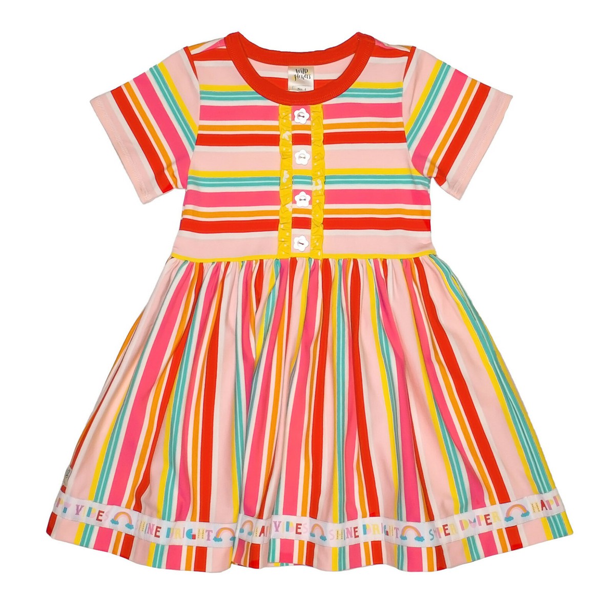 Girls Wildflowers clothing La La Land Super Duper Dress size 12 NWOT | eBay