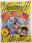 Albert's Sour Fruit Mix Chews Candy Assorted Taffy Bulk Candies 240 Count Bag