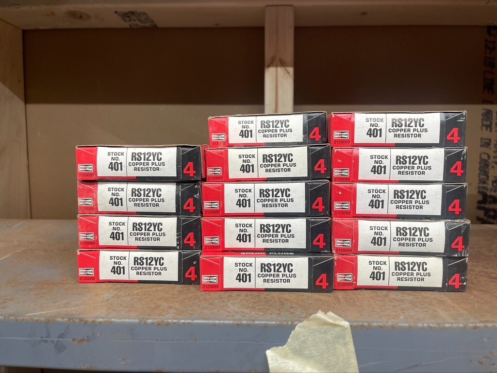 Champion RS12YC Copper Plus Spark Plugs #401 Pack of 4